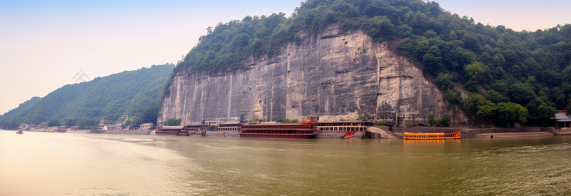 黄河旁的大山石雕雕刻摄影实拍,高清,摄影图,摄影图片,图片大全,摄影图免费下载